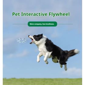 Pet Interactive Flywheel,Dog Toy,Fun Interactions Buildstronger Bonds (Option: MacaronPink)
